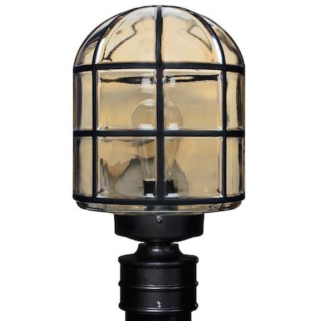Besa Lighting Costaluz, 3417 Series Post, Black 1x75W Incandescent 341756-POST